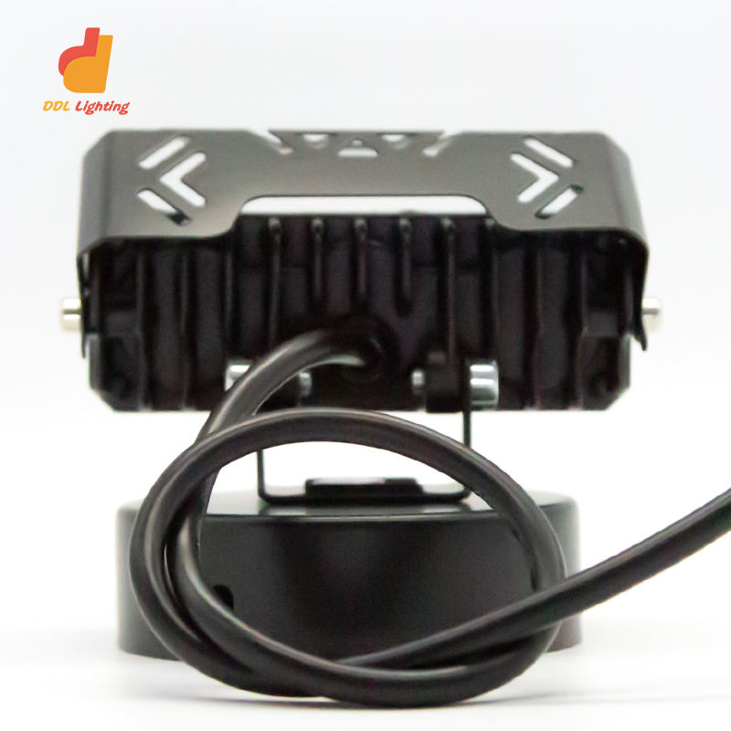 Three-Eye Lens LED Motorcycle Spotlight – Bi-LED Headlight, Driving Work Light & Fog Lamp for Motorcycles, SUVs & ATVs