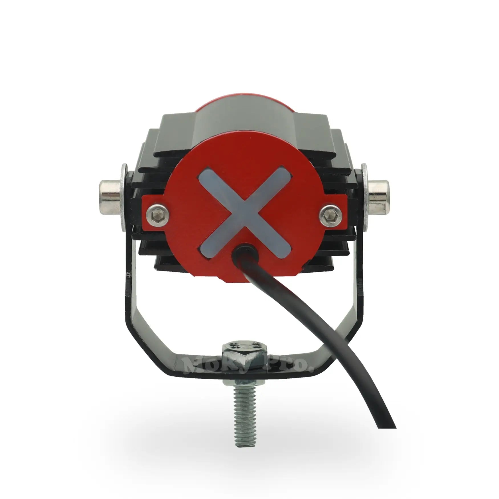 Mini LED Spotlight – White + Yellow Red Flash for cars , ,jeep  , SUVs , motorcycles