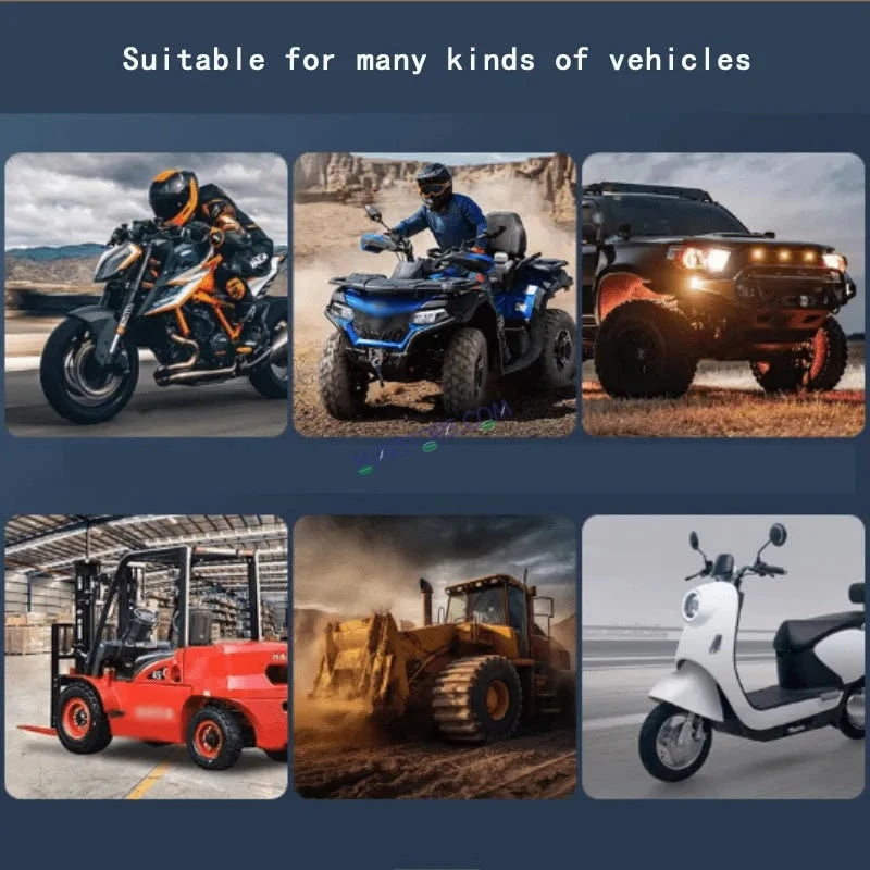 5-Lens LED Car Jeep , Motorcycle Spotlight – 5 Beads Headlight Driving Fog Work Lamp for Bikes, Cars & Trucks