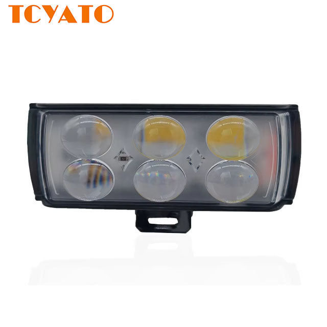 6lenz High Brightness Car,Motorcycle LED Headlights – Dual Color with Red & Blue Flashing Auxiliary Light for Cars & Trucks (Copy)