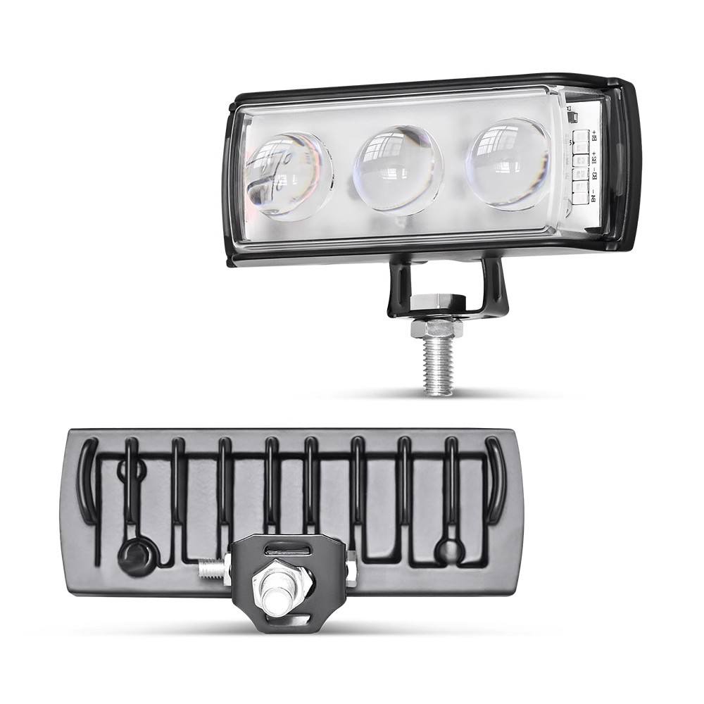 3-Eye Lens LED Motorcycle Spotlights – Super Bright 12V–80V Waterproof Driving Headlights for Cars, Trucks, SUVs & UTVs