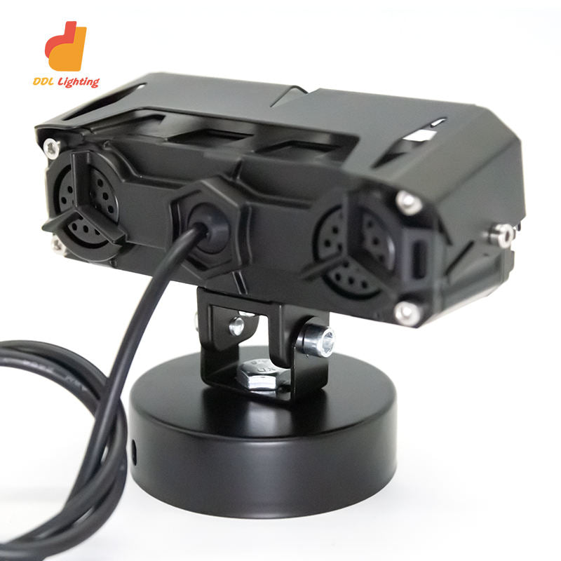 4-Beads LED Motorcycle Headlight with Cooling Fan – High/Low Beam Lighting System for Motorcycles & Electric Vehicles
