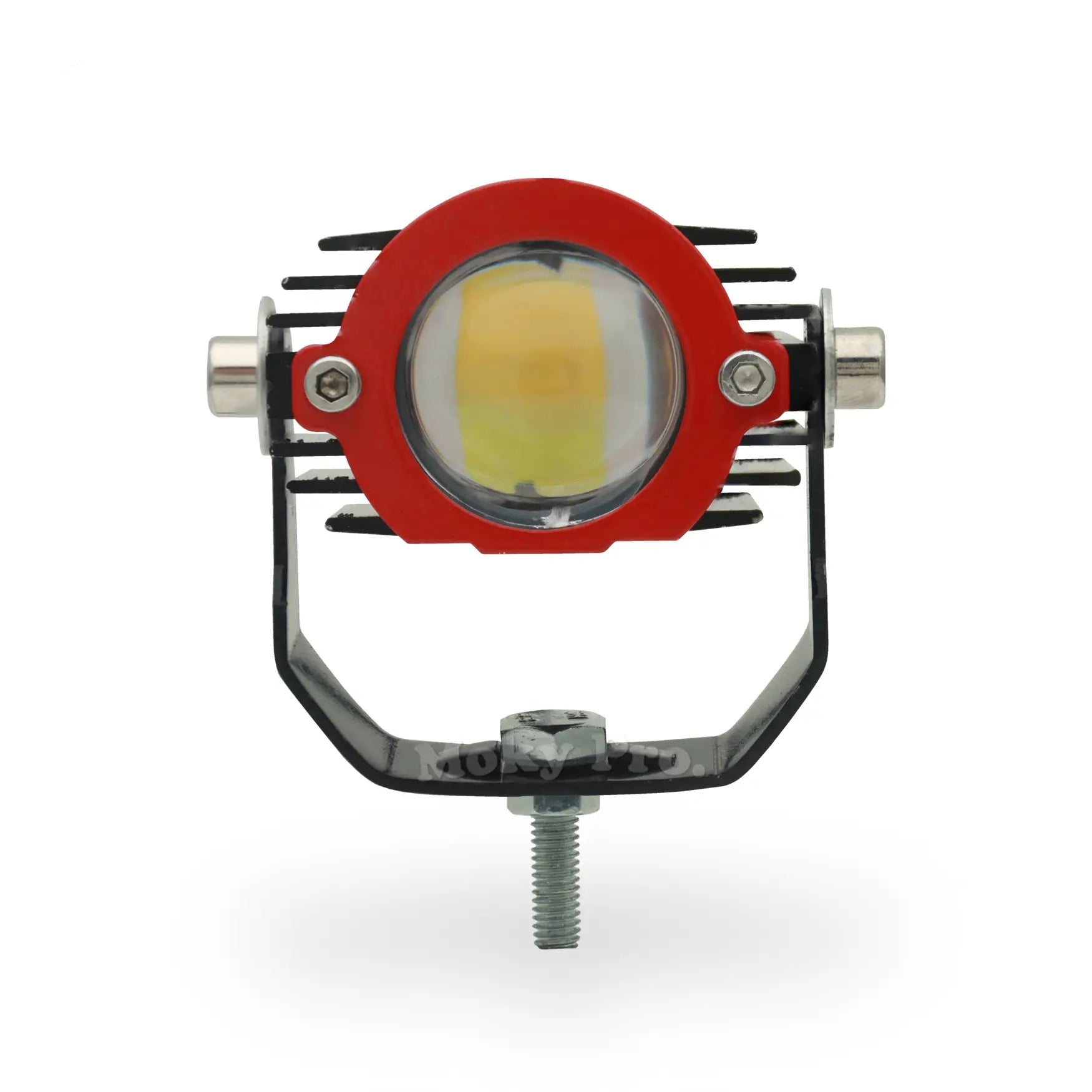 Mini LED Spotlight – White + Yellow Red Flash for cars , ,jeep  , SUVs , motorcycles