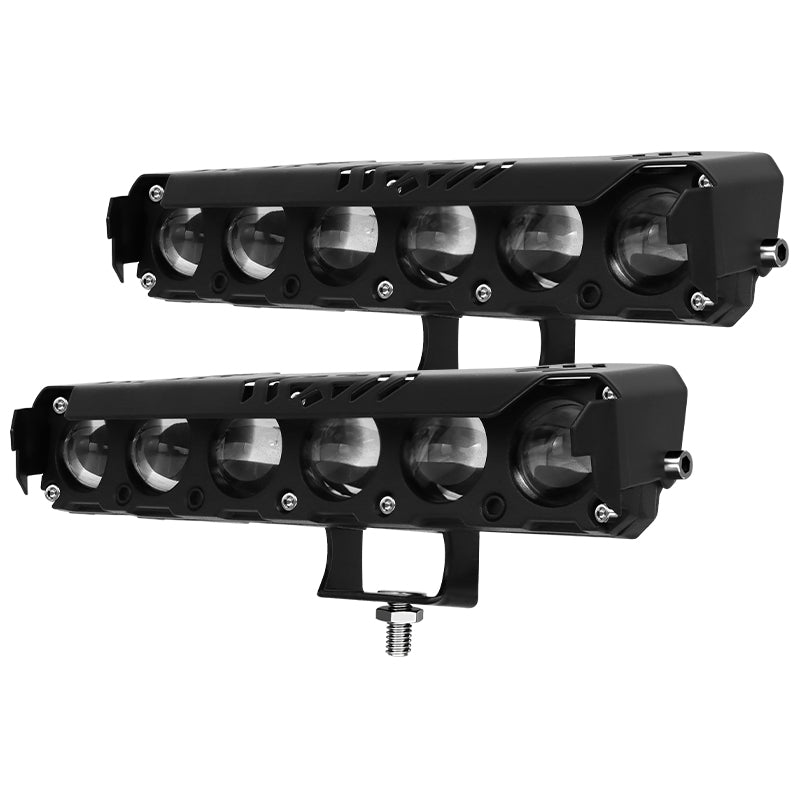 6-Lens LED Car Jeep , Motorcycle Spotlight – 6 Beads Headlight Driving Fog Work Lamp for Bikes, Cars & Trucks