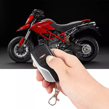 HJG Motorcycle Security Alarm System – Wireless Anti-Theft with Remote Immobilizer & Vibration Sensor (1PC)