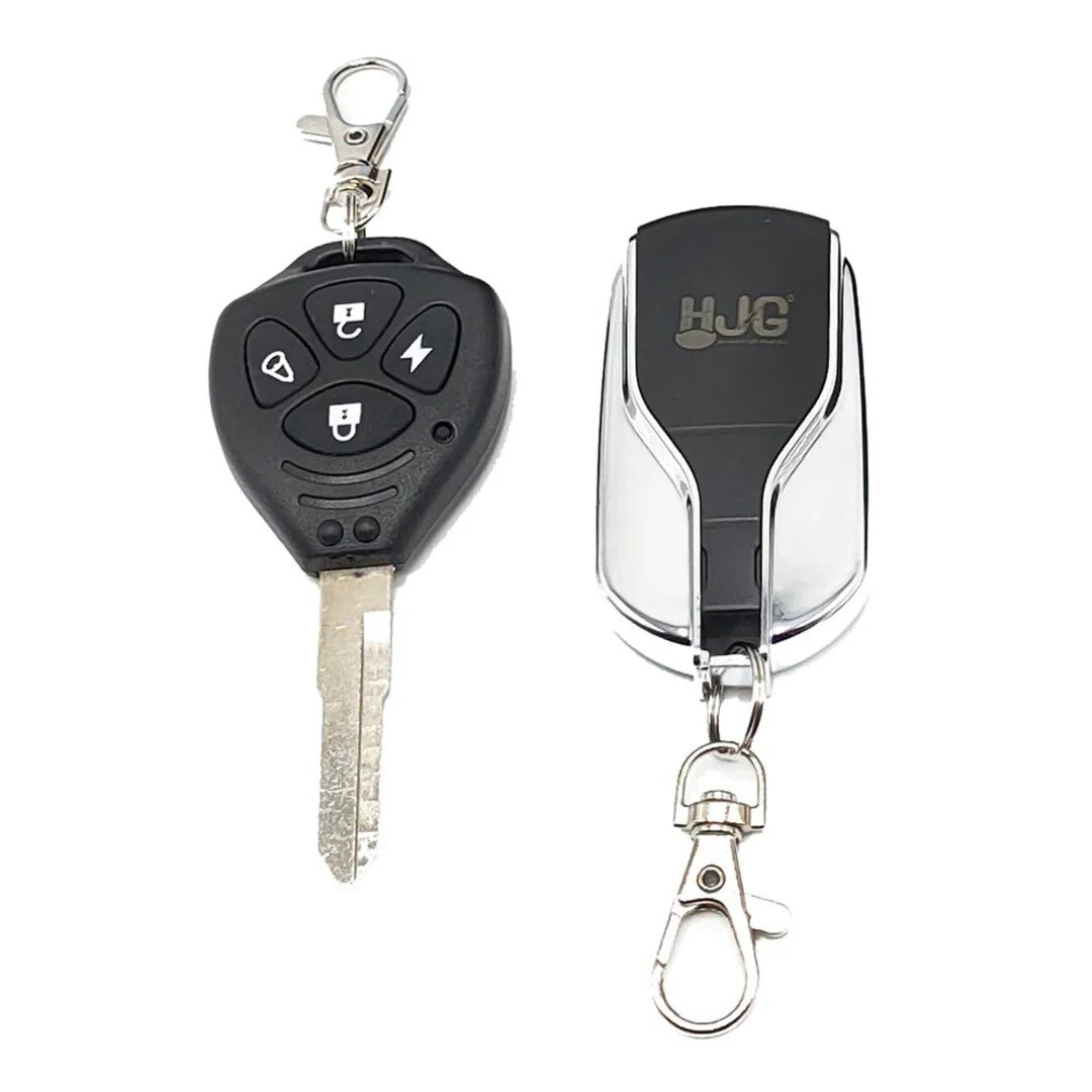 HJG Motorcycle Security Alarm System – Wireless Anti-Theft with Remote Immobilizer & Vibration Sensor (1PC)