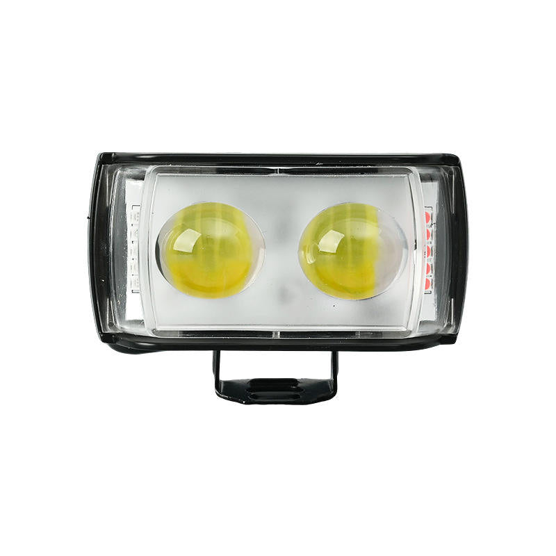 Motorcycle LED Work Light – 3-Side Mini Lens Super Bright Auxiliary Spotlight Fog Headlight 12V–80V