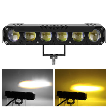 6-Lens LED Car Jeep , Motorcycle Spotlight – 6 Beads Headlight Driving Fog Work Lamp for Bikes, Cars & Trucks