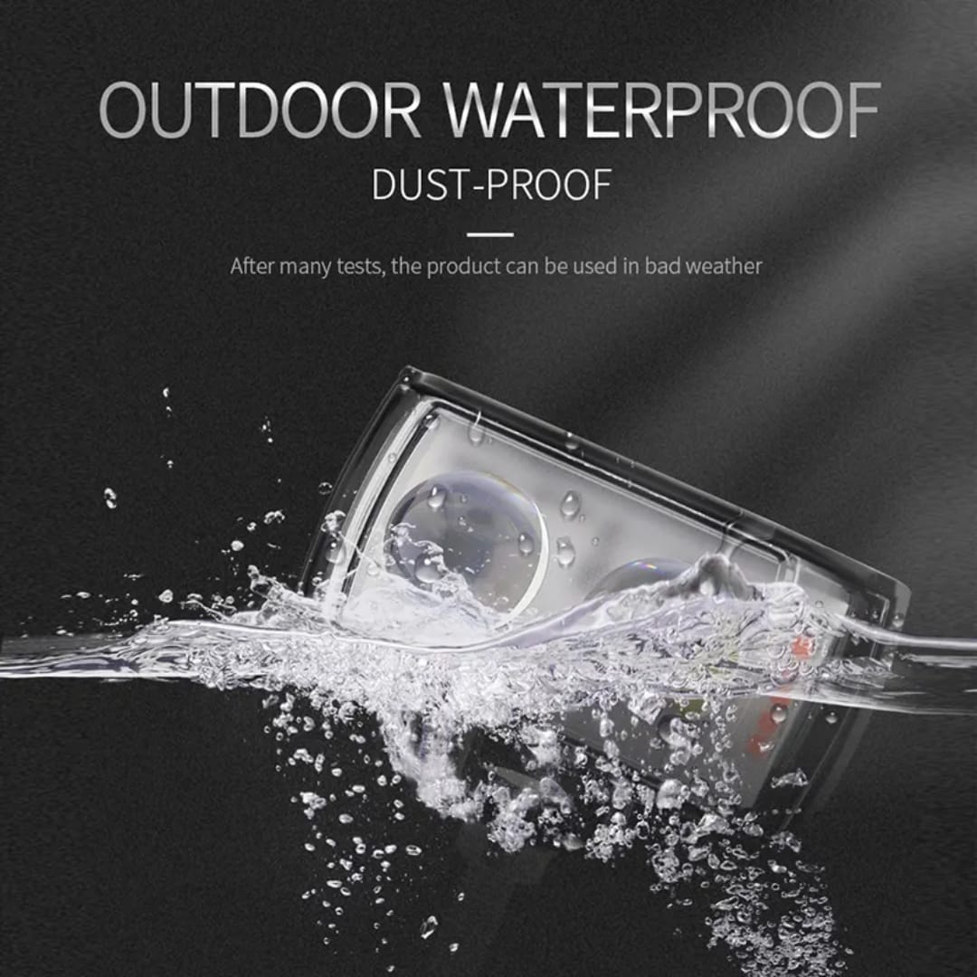 2Pcs 80v Premiuim Quality 2lenz Car and Motorcycle LED Work Light – 3-Side Mini Lens Super Bright Auxiliary Spotlight Fog Headlight 12V–80V