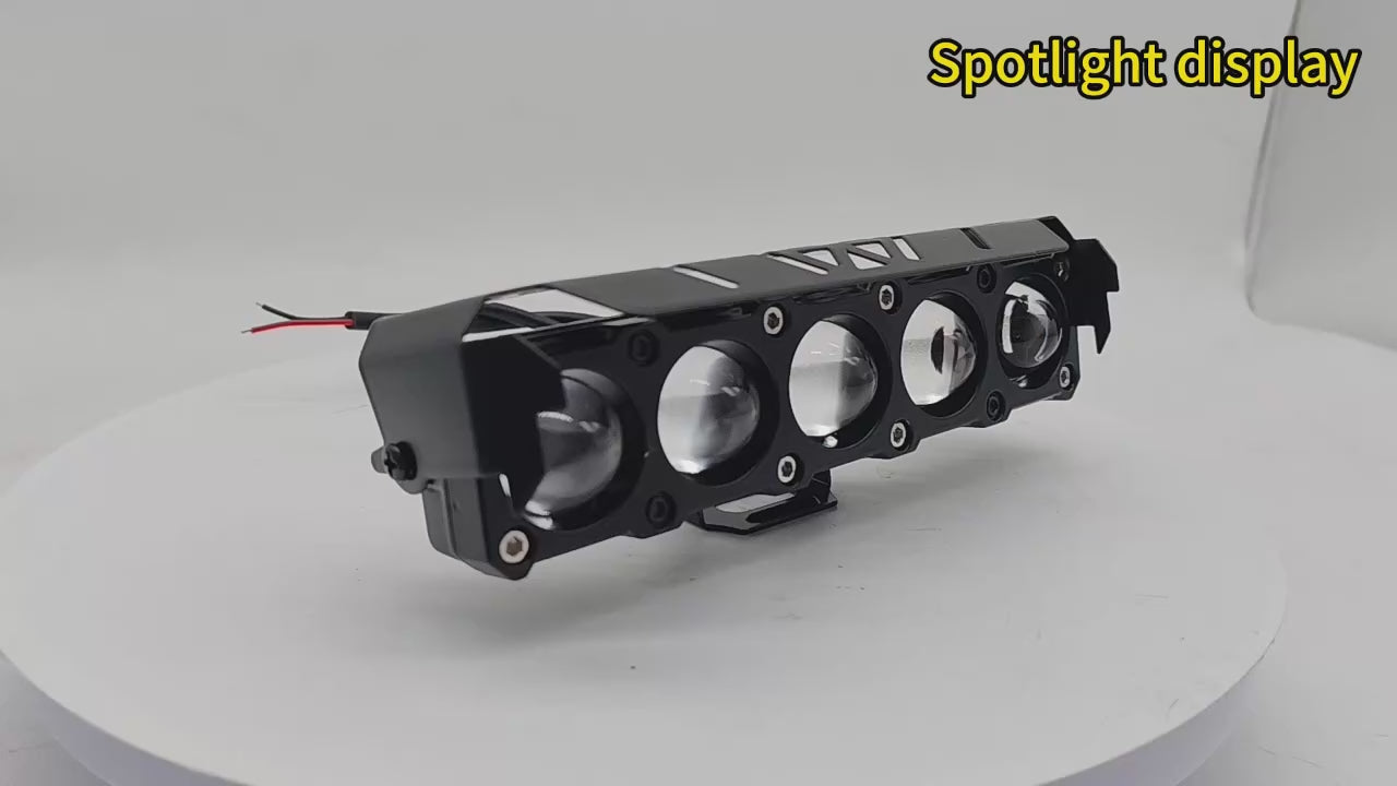 5-Lens LED Motorcycle Spotlight – 5064 Beads Headlight Driving Fog Work Lamp for Bikes, Cars & Trucks